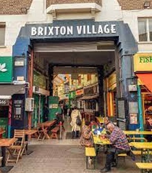 Entrance to Brixton Village market